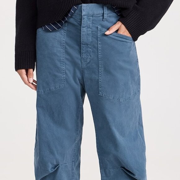 Nili Lotan Shon Pants 00 - Cadet Blue - Picture 1 of 5